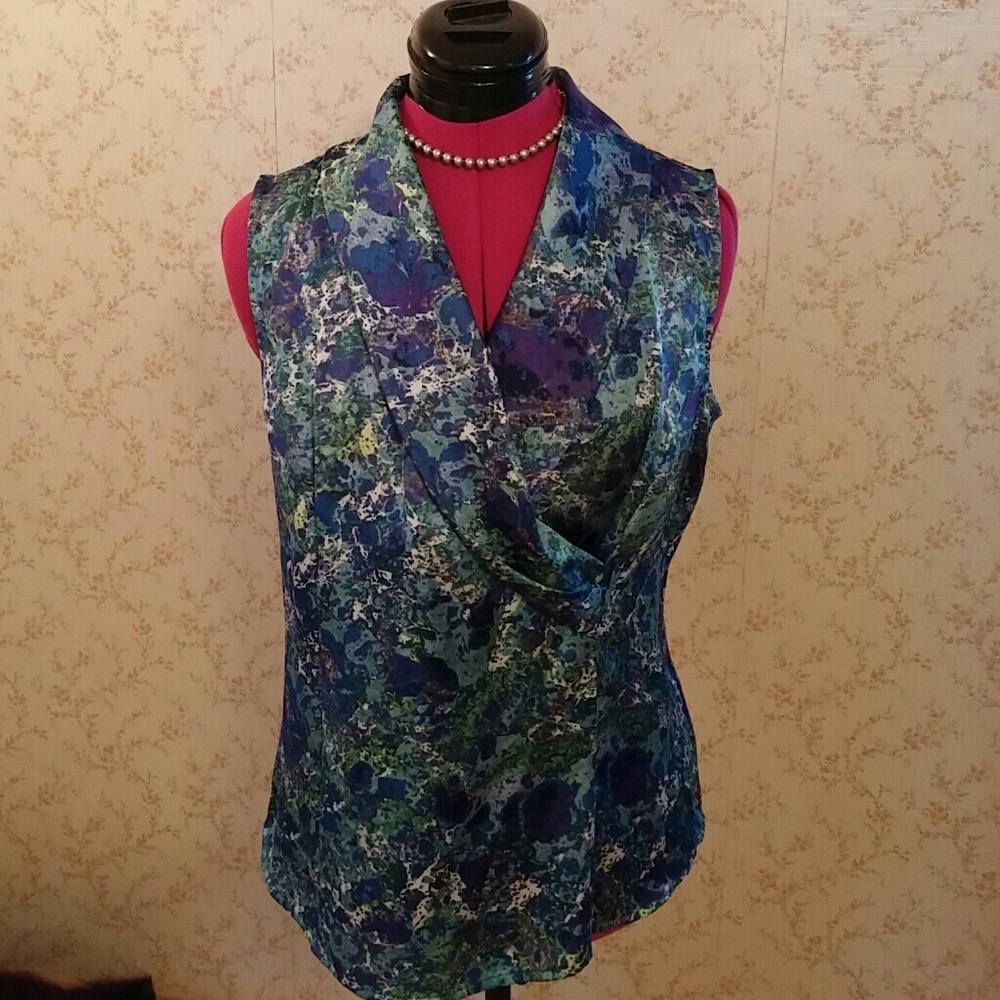 Coldwater Creek Cross Over Blouse